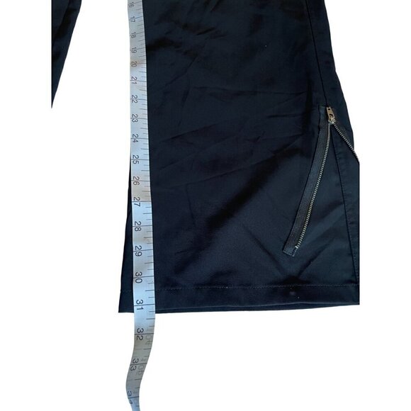 Womyn Black Pants Size 16 Polyester Spandex All About Zips  Made in USA NEW - Picture 10 of 11